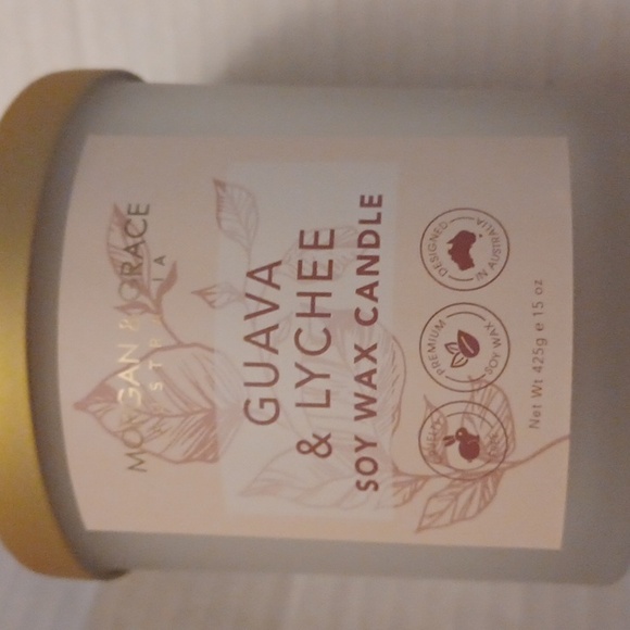 4/$60 New Guava & Lychee Soy Wax Scented Candle - Picture 4 of 4